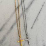 Large Cross Necklace – Gold