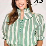 The Sutton Stripe Blouse