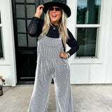 Black Boho Overalls