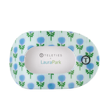 Blue Marigold | Large | Flat Round Hair Clip