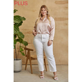 MID RISE ANKLE STRAIGHT: TONWEN / 14W