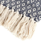 Patterned Cotton Throw Blanket - 50 x 70 - Style Options: Diamond