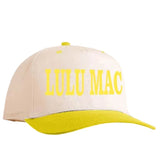 Lulu Mac Ponytail Snapback Hat – Neon Yellow