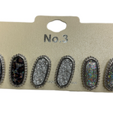 3pc Sparkle Stud
