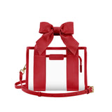 Case-Mate Clear Stadium Bag- Red Bow