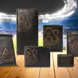 Auburn Tigers Burnished Leather Bifold Wallet