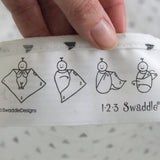 Pink Heavenly Floral Muslin Swaddle Blanket, Premium Cotton