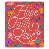 Magnet Floral Hope Faith Love