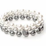 Count Your Blessings Bracelet in White Pearl: S
