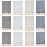 Patterned Cotton Throw Blanket - 50 x 70 - Style Options: Diamond