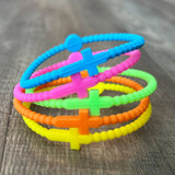 Silicone Cross Bracelet