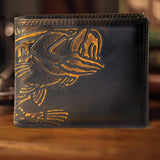 Bass Burnished Leather Bifold Wallet
