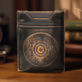 Shotshell Burnished Leather Magnetic Front Pocket Wallet