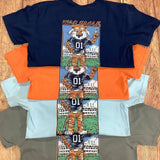 Aubie Watercolor: True Navy / XX-Large