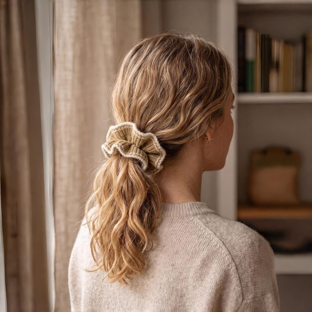 Knit Scrunchie