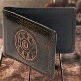 Shotshell Burnished Leather Money Clip