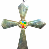 Handmade Great Spirit Cross Bell Wind Chime – Beads & Authentic NANA Bell