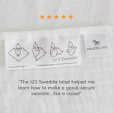 Watercolor Roses Muslin Swaddle Blanket, Premium Cotton