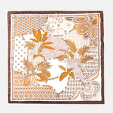 Geometric Pattern Bandana Scarf – Desert Bronze