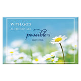 Magnet Daisies All Things are Possible Matt. 19:26