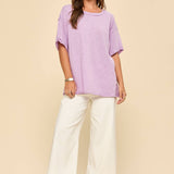 Everyday Essential Cotton Tee – Lilac