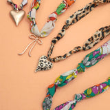 HANDMADE SCARF CHARM NECKLACE | 80N91790: G
