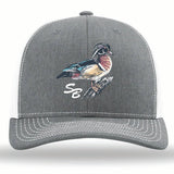 Wood Duck SB Cap: Foggy Marsh Vein Camo 7 Panel