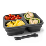 Krumbs Kitchen Collapsible Silicone Meal Prep Container Asst