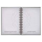Journal Wirebound Black/Gray Be Strong Josh. 1:9