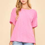 Everyday Essential Cotton Tee – Pink
