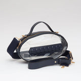 Clear Gameday Football Crossbody Bag: Navy