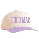 Lulu Mac Ponytail Snapback Hat – Light Purple