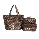 The Debra Diamond Tote Coca Mocha