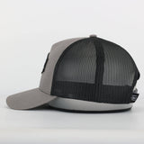 OLE BOY Grey/Black Classic Logo Patch Hat: Gray