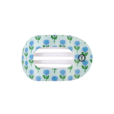 Blue Marigold | Medium | Flat Round Hair Clip