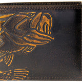 Bass Burnished Leather Bifold Wallet