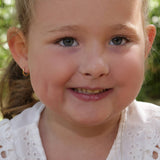 14K Gold-Plated Endless Hoop Earring for Children and Babies