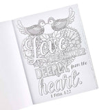 Coloring Book Where Love Blooms
