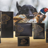 Lab Burnished Leather Magnetic Front Pocket Wallet