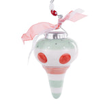 Vintage Polka Dot Holiday Ornament