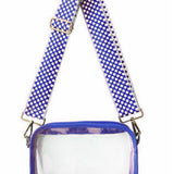 Cameron Stadium Crossbody Bag Cobalt Blue- Closeout Deal