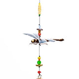 Handmade Regal Dragonfly Wind Chime – Bali Dragonfly, Indian Glass Beads & Authentic NANA Bell