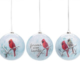 Assorted Cardinal Paper Mâché Ornaments