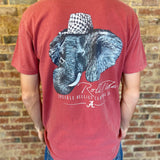 Houndstooth Elephant Tee: X-Large
