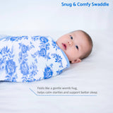 “A Peony For Your Thoughts” Sleep Swaddle (0–3 Months)