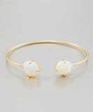 Cream and Gold Cuff