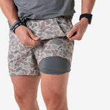 Athletic Shorts- Classic Deer Camo 7in.