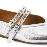 Corkys All Eyes On Me Ballet Flats – Silver