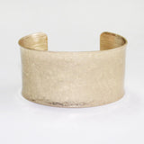 Gold Wide Cuff Bracelet