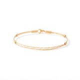 Be True Bracelet - All 14K Gold Artist Wire